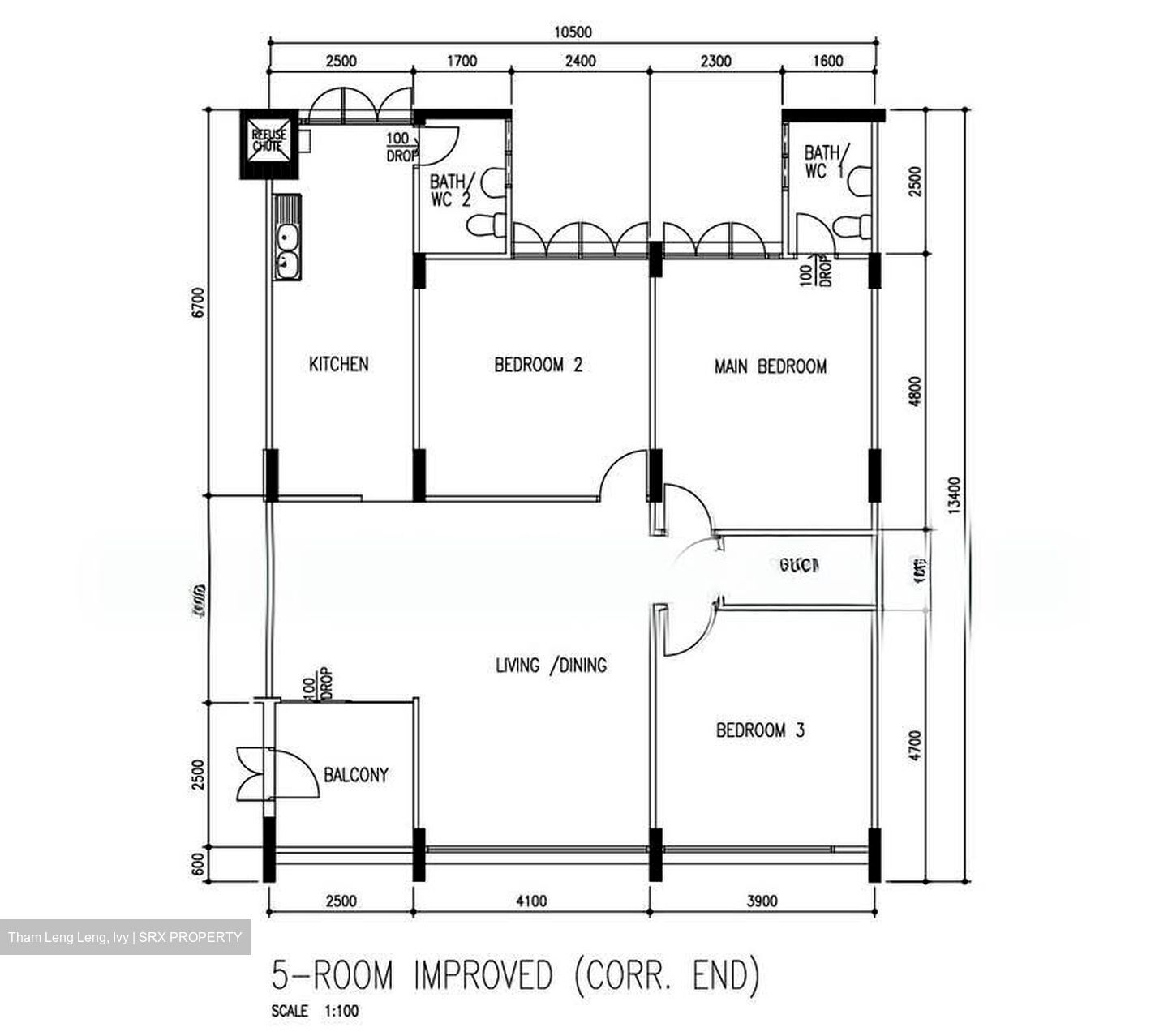 Blk 344 Woodlands Street 32 (Woodlands), HDB 5 Rooms #559857011